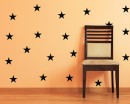 Stars Wall Decal Nursery Modern Pattern Vinyl Sticker